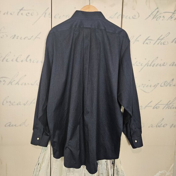 Lot of 2 Brooks Brothers Madison Fit Shirts Size 18-35 Blue Long Sleeve - Picture 7 of 10